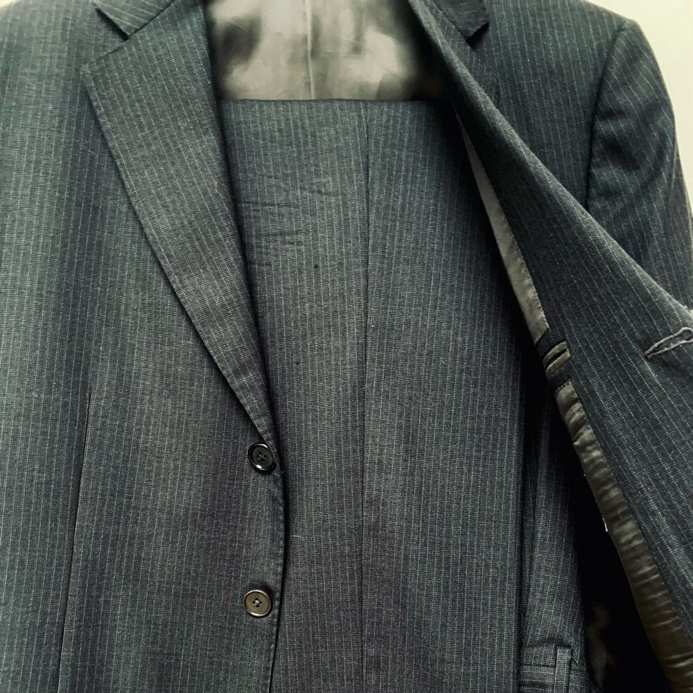 Ermenegildo Zenga charcoal men’s suit - Picture 3 of 10